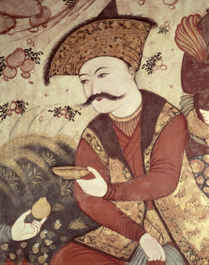 Detail of Shah Abbas I by School Persian
