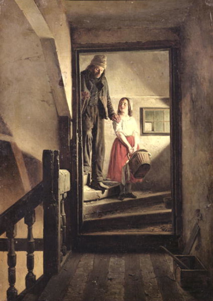 Detail of The Staff of Old Age by Jean Alphonse Roehn