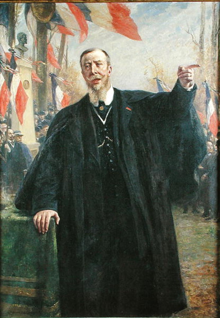 Detail of Paul Deroulede Making a Speech at Bougival, January 1913 by Fernand Cormon