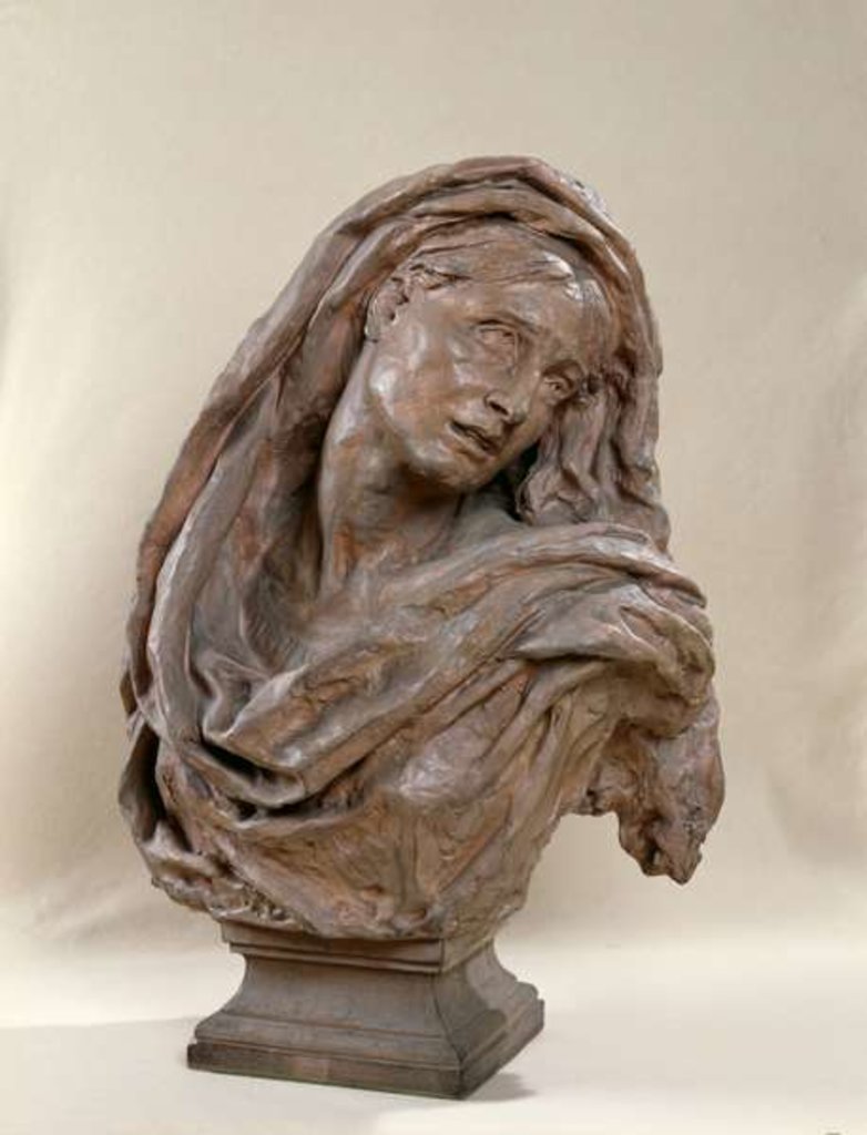 Detail of Mater Dolorosa, 1869-70 by Jean-Baptiste Carpeaux