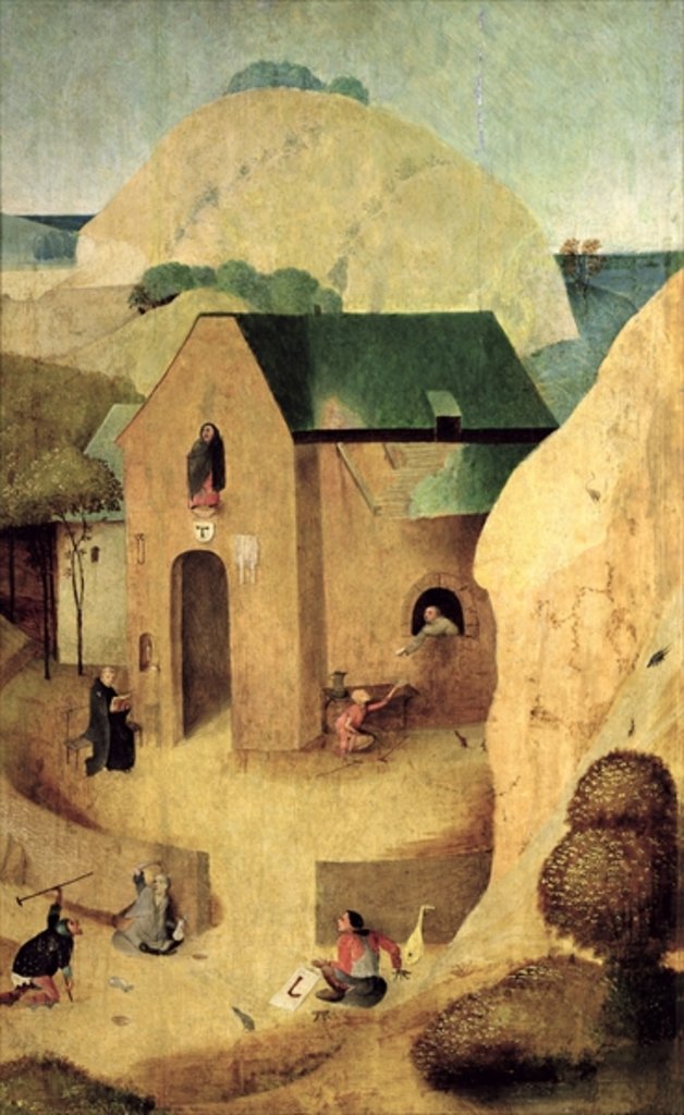 Detail of An Antonian Priory by Hieronymus Bosch