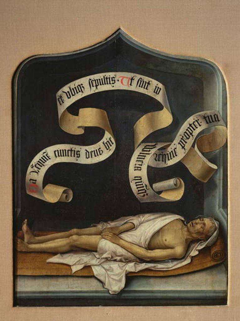 Detail of A Phylactery and the Body of a Canon by Jan II Provost