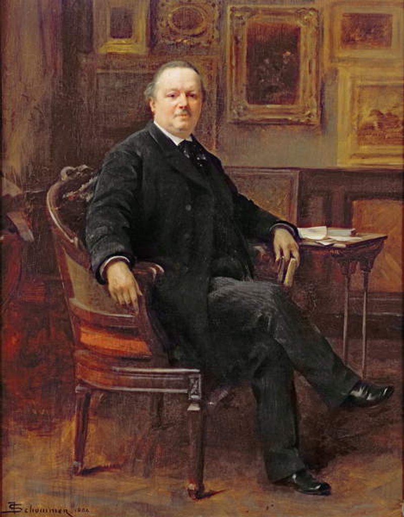 Detail of Jean-Baptiste Foucart 1894 by Francois Schommer