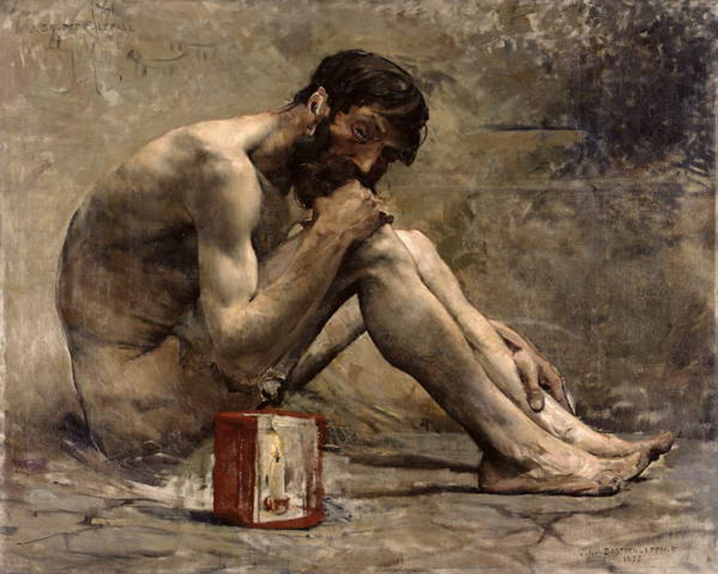 Detail of Diogenes, 1905 by Jules Bastien-Lepage