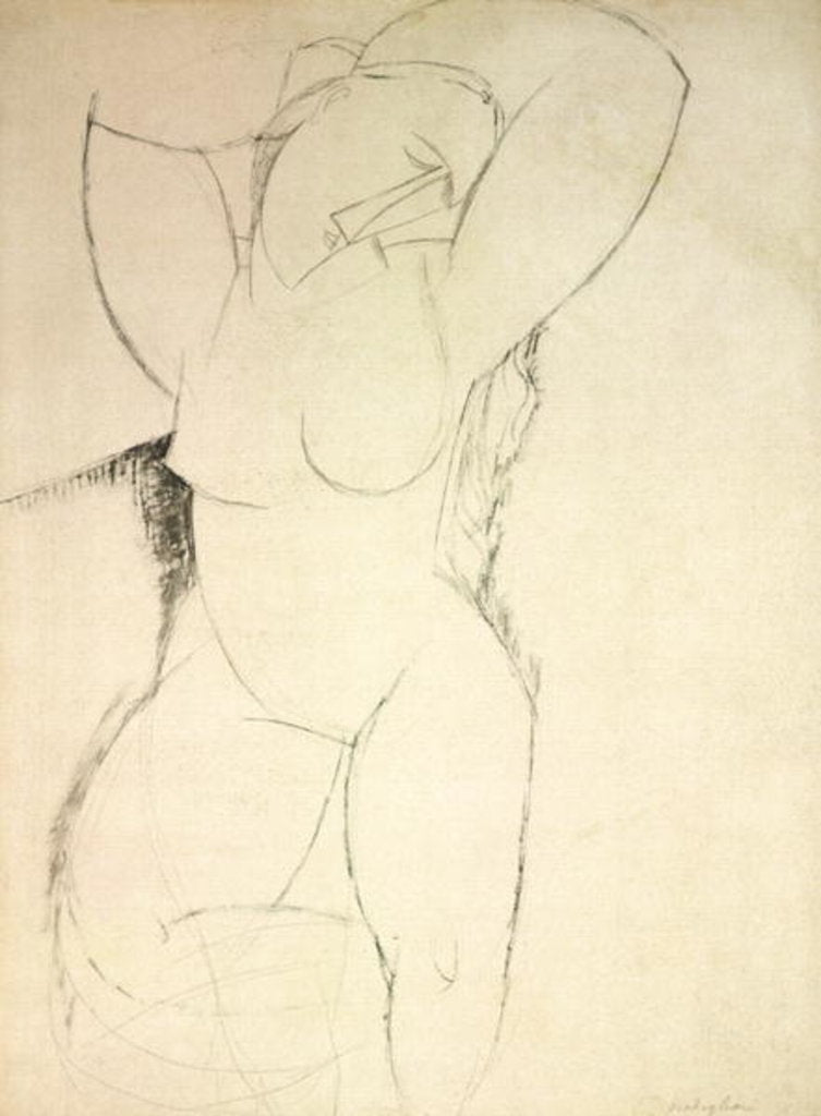 Detail of Caryatid, c.1913-14 by Amedeo Modigliani