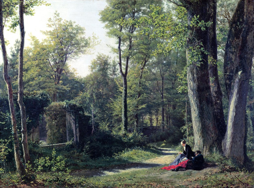 View of Bellevue near Meudon, 1852 by Edouard Cibot