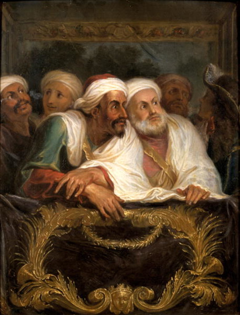Detail of The Moroccan Ambassador and his Entourage at the Italian Comedy in Paris in February 1682, c.1682 by Antoine Coypel