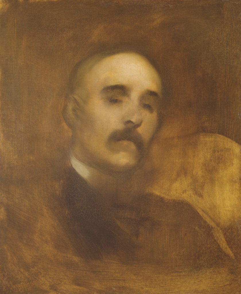 Detail of Georges Clemenceau by Eugene Carriere