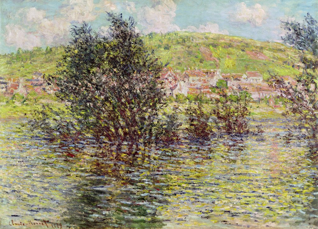 Detail of Vetheuil, View from Lavacourt, 1879 by Claude Monet