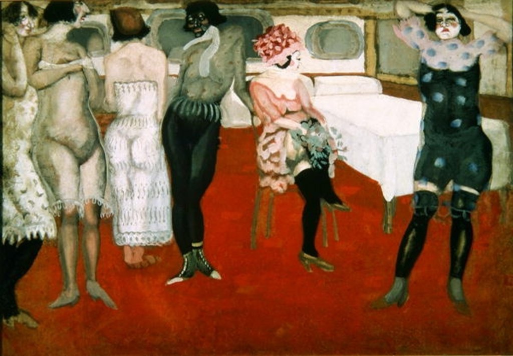 Detail of Enter!, 1913 by Boris Dmitrievich Grigoriev