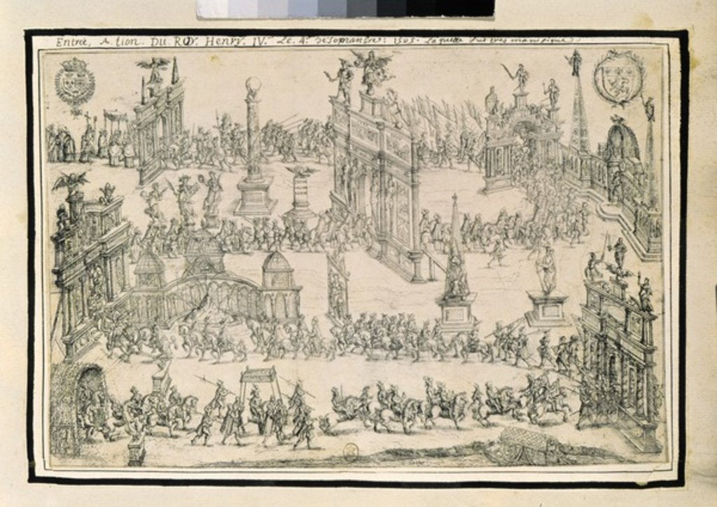 Detail of The Entrance of Henri IV into Lyon, 4th September 1595 by French School