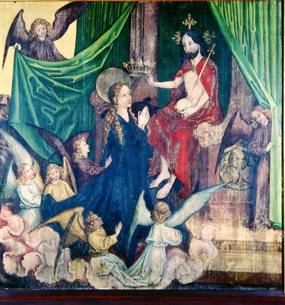 Detail of The Coronation of the Virgin by Martin Schongauer