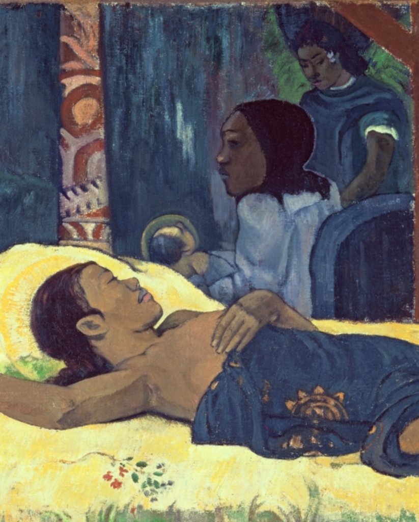 Detail of The Birth of Christ by Paul Gauguin