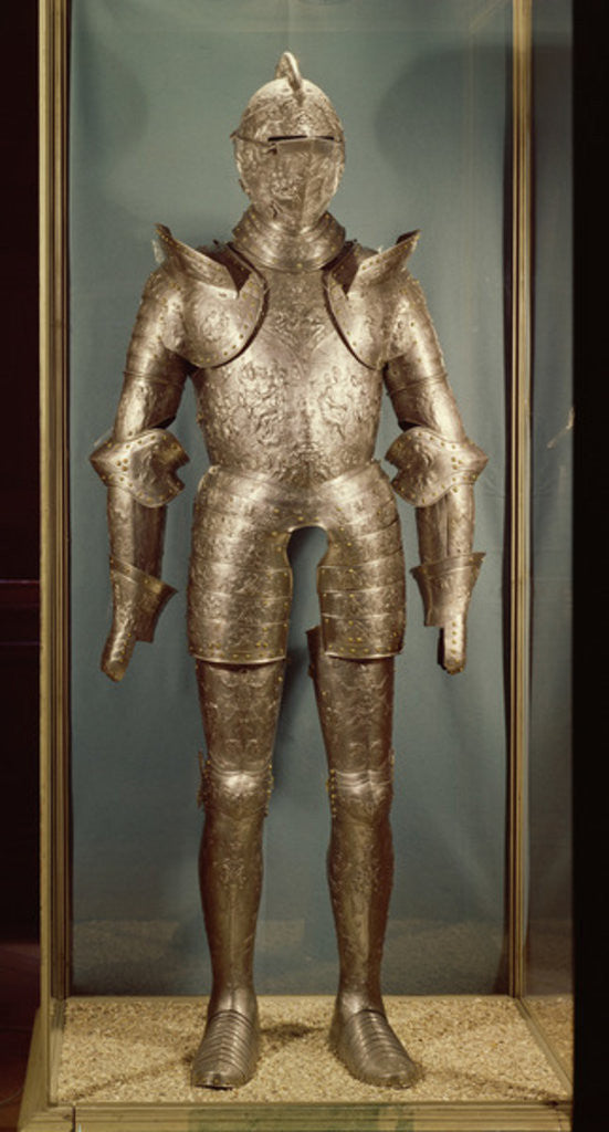 Detail of Suit of armour of Henri II by French School