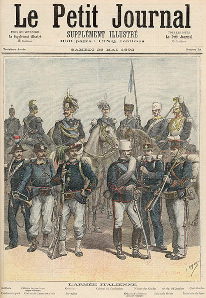 Detail of The Italian Army by Henri Meyer