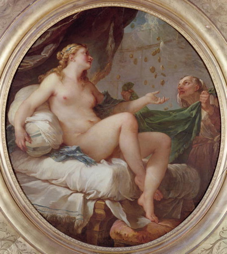 Detail of Danae Receiving the Shower of Gold, c.1735 by Charles Joseph Natoire