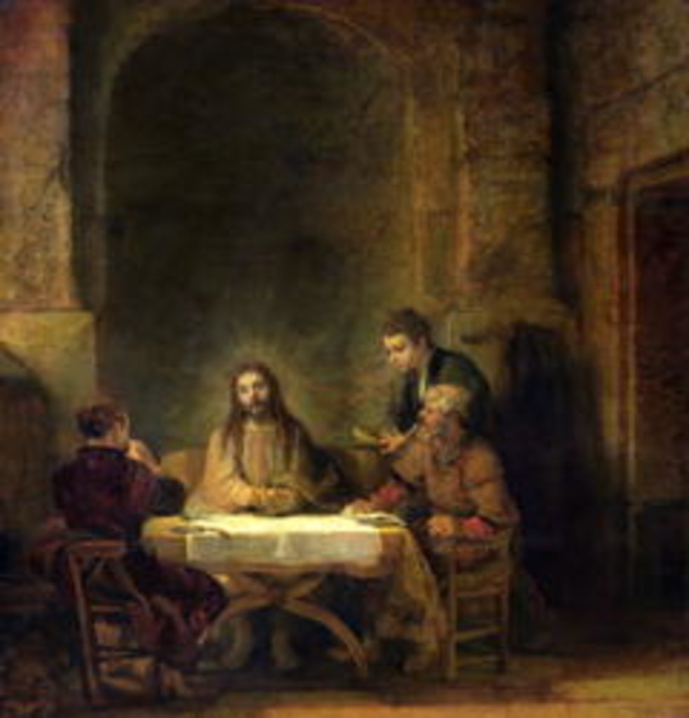 Detail of The Supper at Emmaus, 1648 by Rembrandt Harmensz. van Rijn