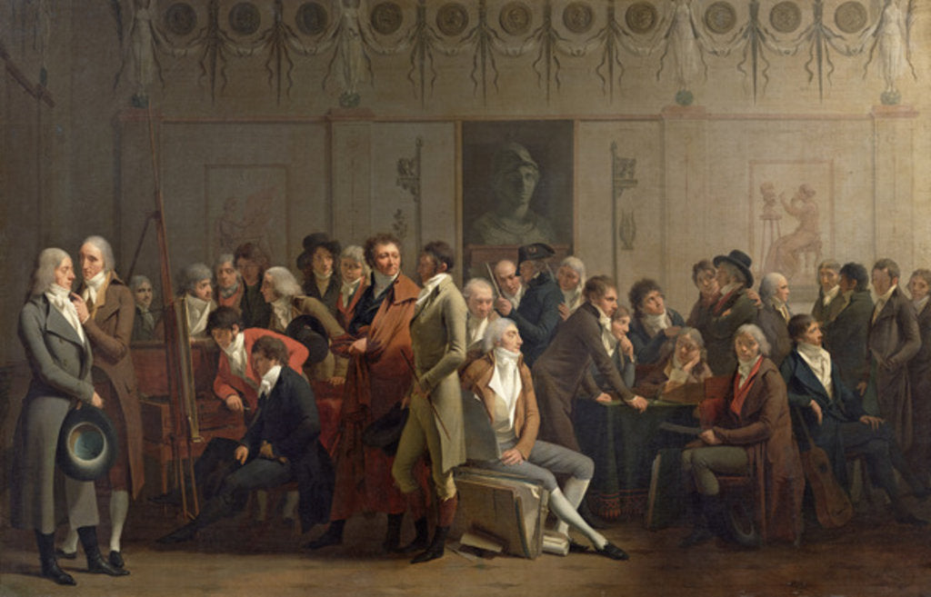 Reunion of Artists in the Studio of Isabey, 1798 by Louis Leopold Boilly