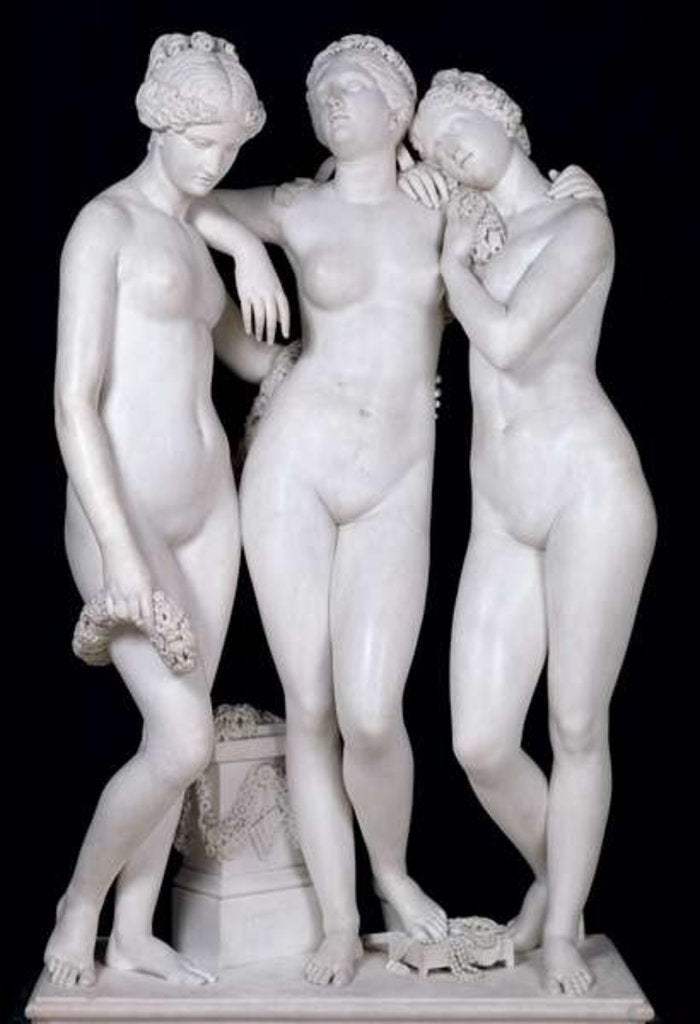 Detail of The Three Graces, 1831 by James Pradier