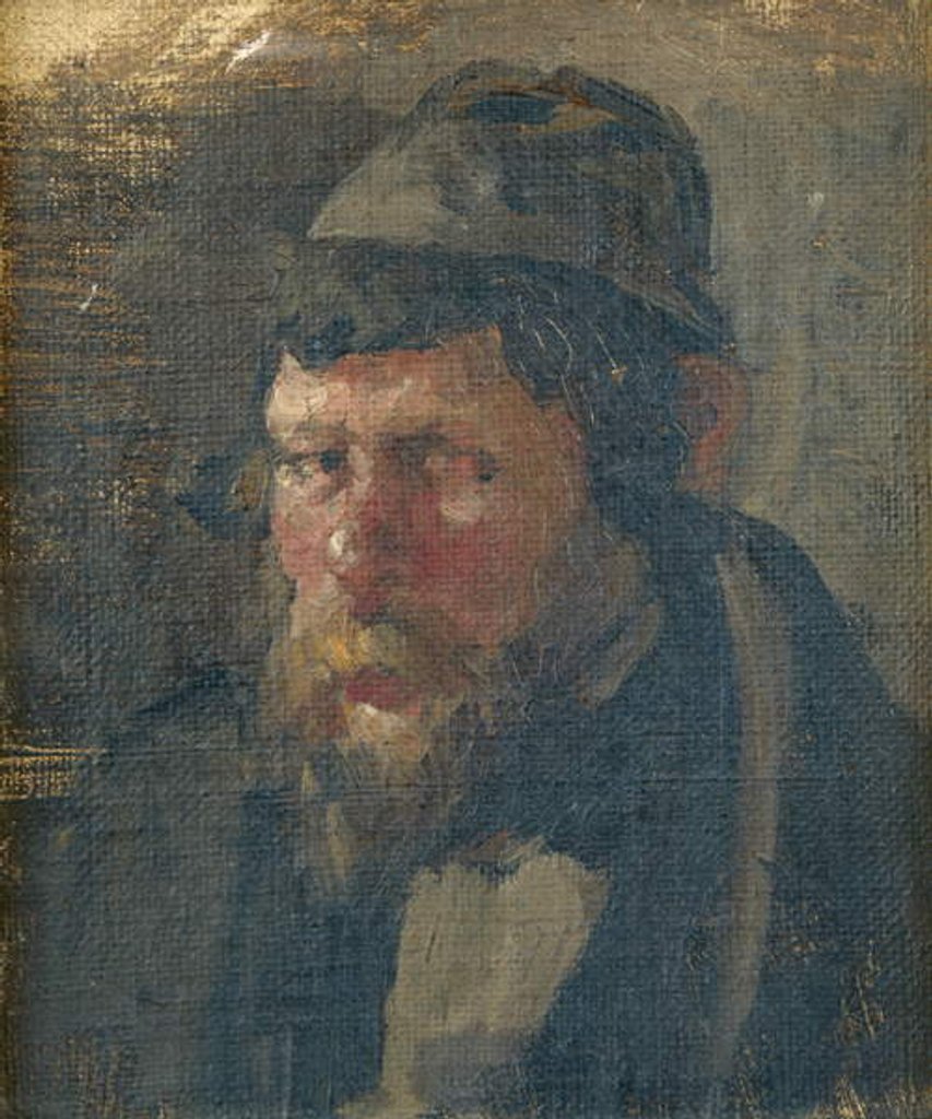 Detail of Portrait of a Man by Nicolas Gricoresco