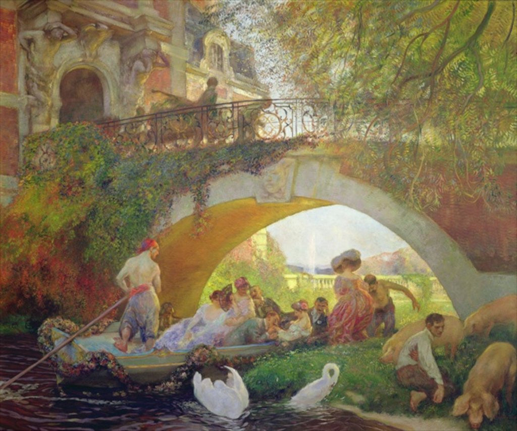 Detail of The Prodigal Son by Gaston de La Touche