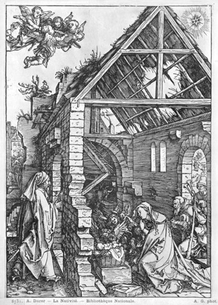 Detail of The Nativity by Albrecht Dürer or Duerer