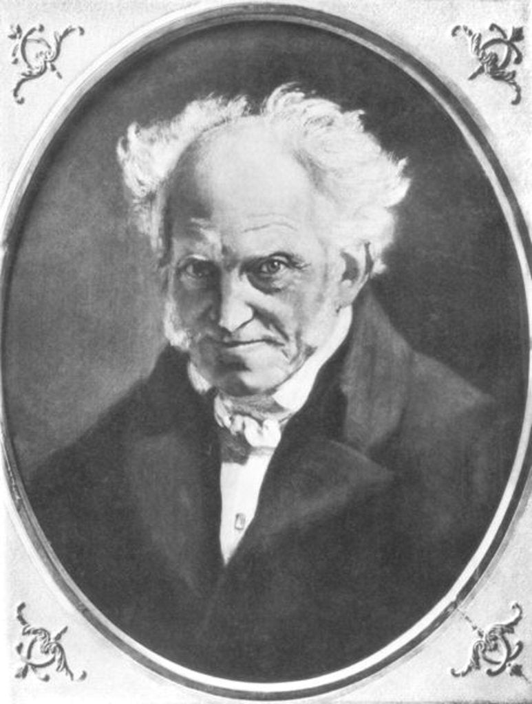 Detail of Arthur Schopenhauer by Angilbert Wunibald Gobel