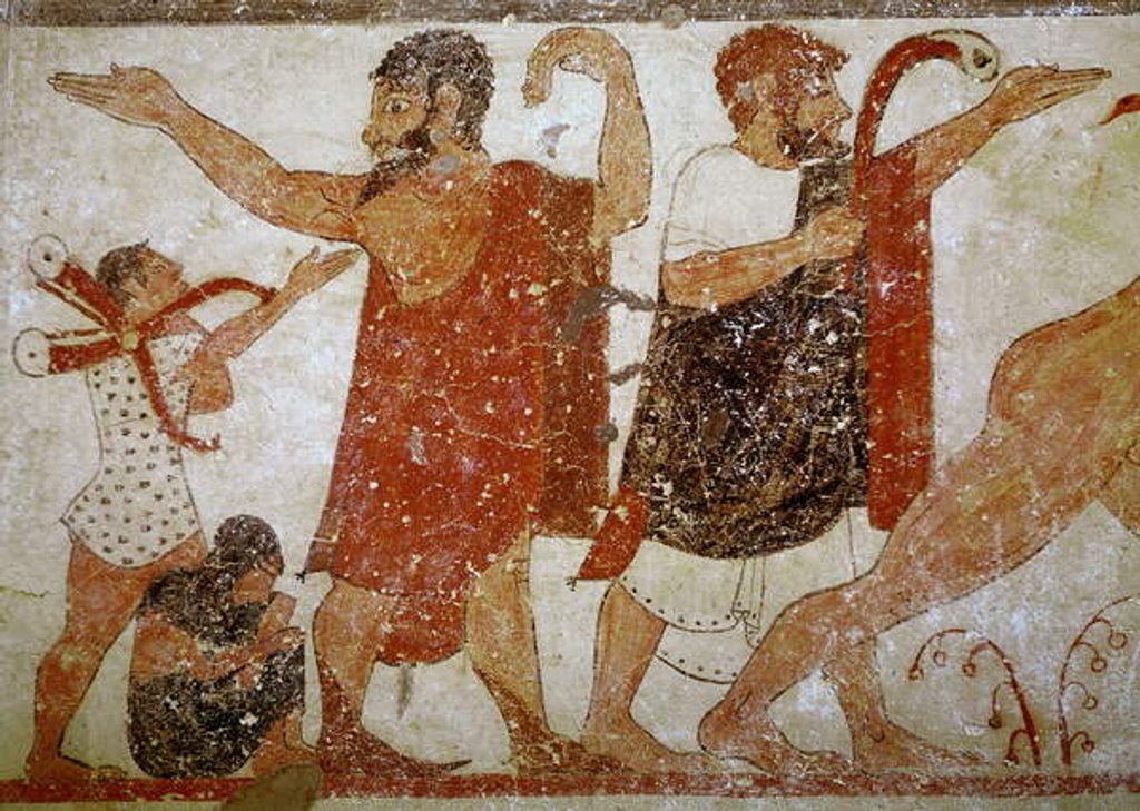 Detail of Two men by Etruscan