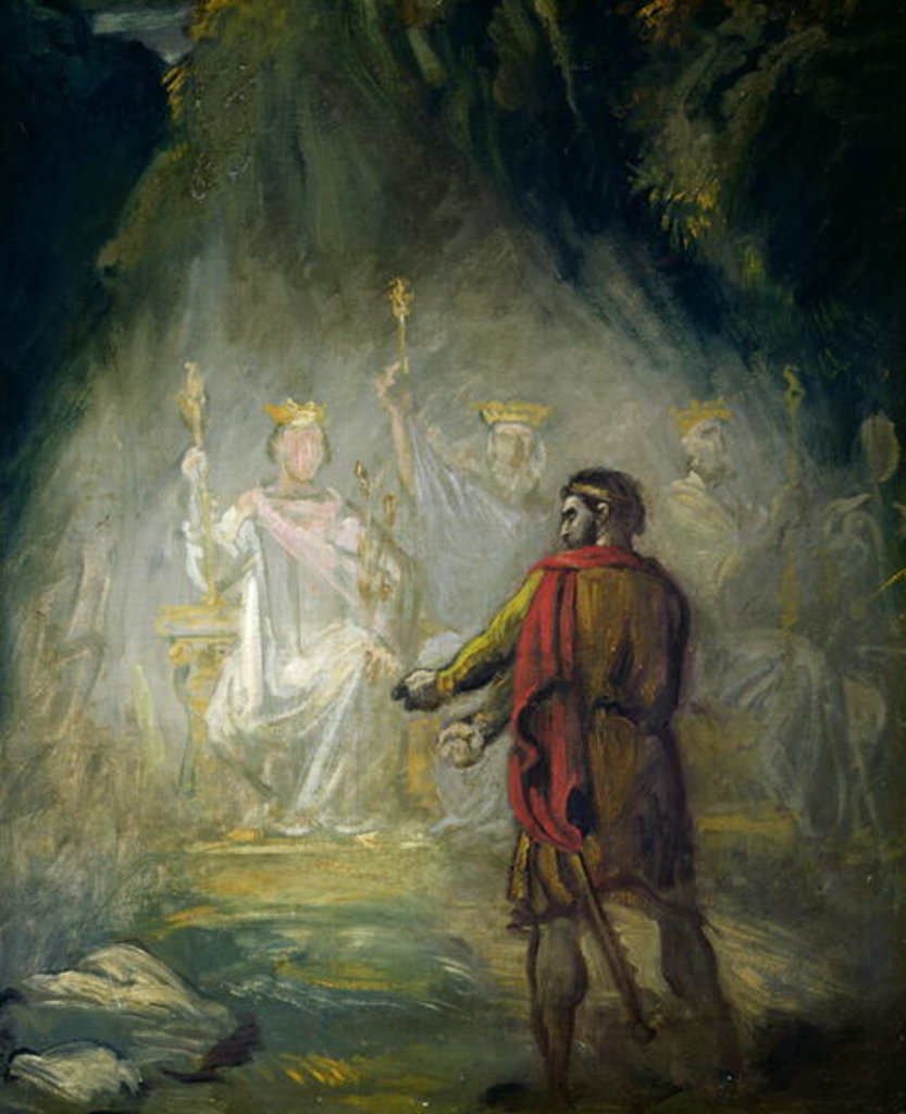 Detail of Macbeth by Theodore Chasseriau