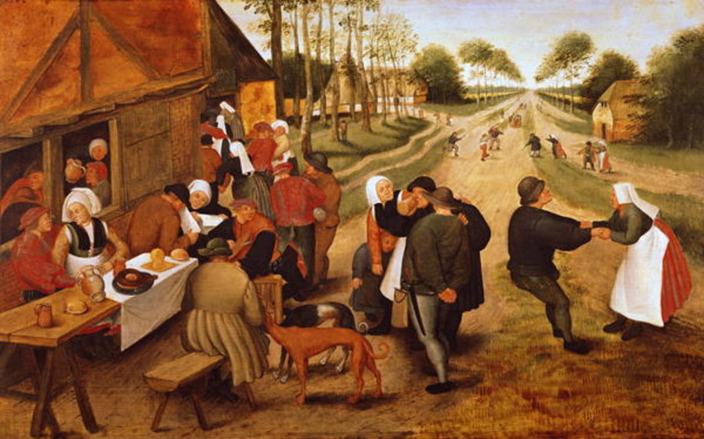 Detail of A Flemish Kermesse by Pieter the Younger Brueghel