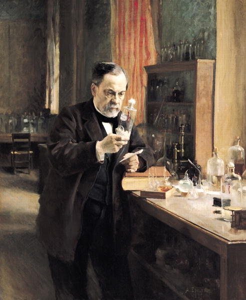 Detail of Louis Pasteur in his Laboratory, 1885 by Albert Gustaf Aristides Edelfelt