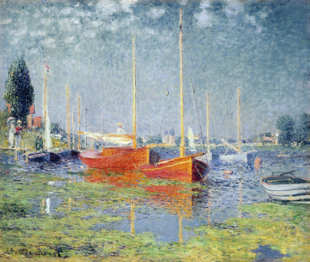 Detail of Argenteuil, 1875 by Claude Monet