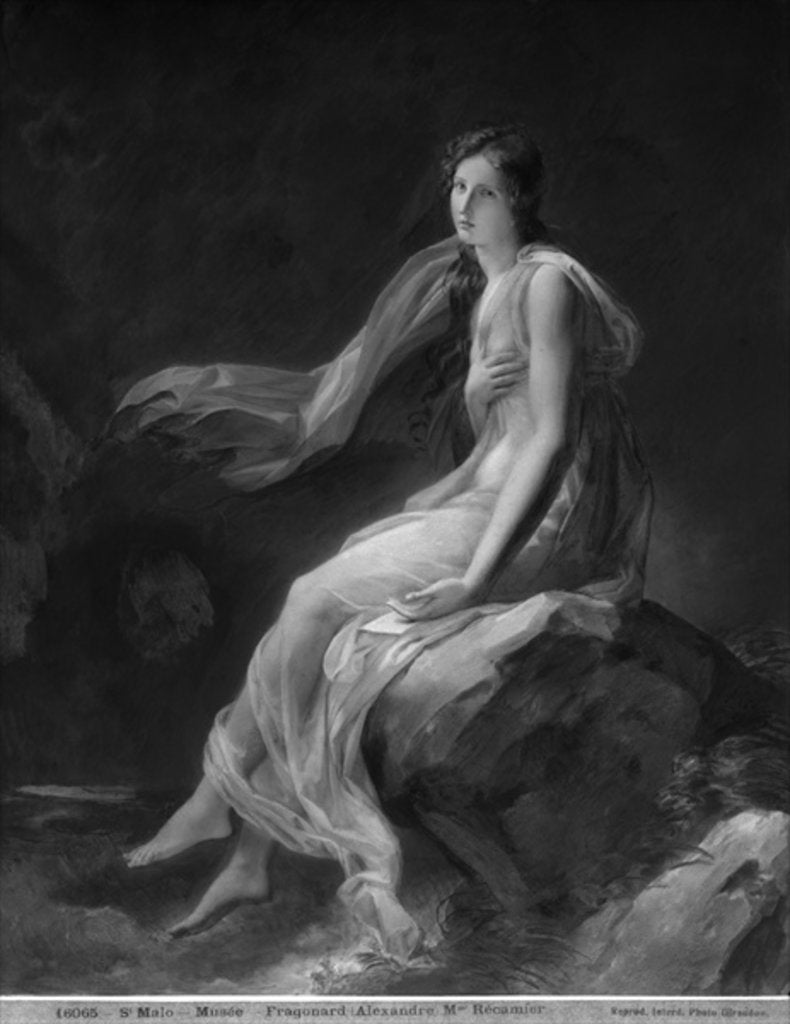 Madame Recamier by Alexandre Evariste Fragonard