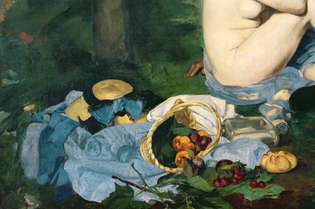 Detail of Dejeuner sur l'Herbe, 1863 by Edouard Manet