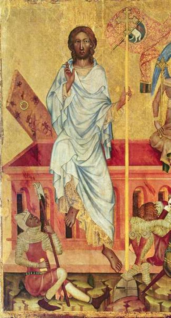 Detail of Resurrection of Christ, c.1350 by Master of the Cycle of Vyssi Brod