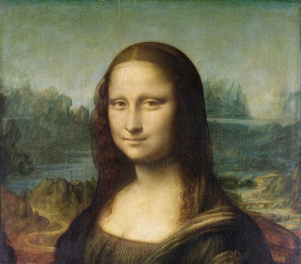 Detail of Mona Lisa, c.1503-6 by Leonardo da Vinci