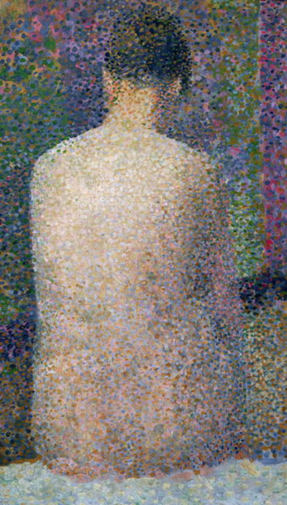 Detail of Model from the Back, 1886 by Georges Pierre Seurat