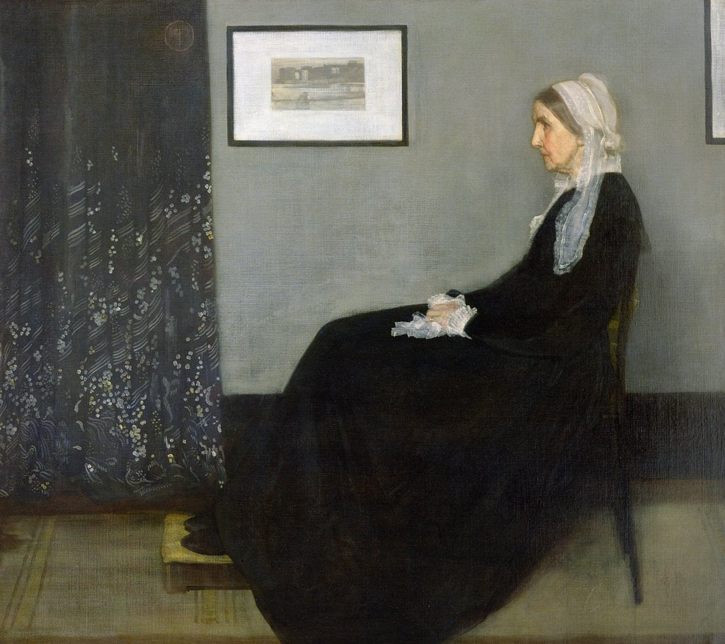 Detail of Arrangement in Grey and Black No.1, 1871 by James Abbott McNeill Whistler