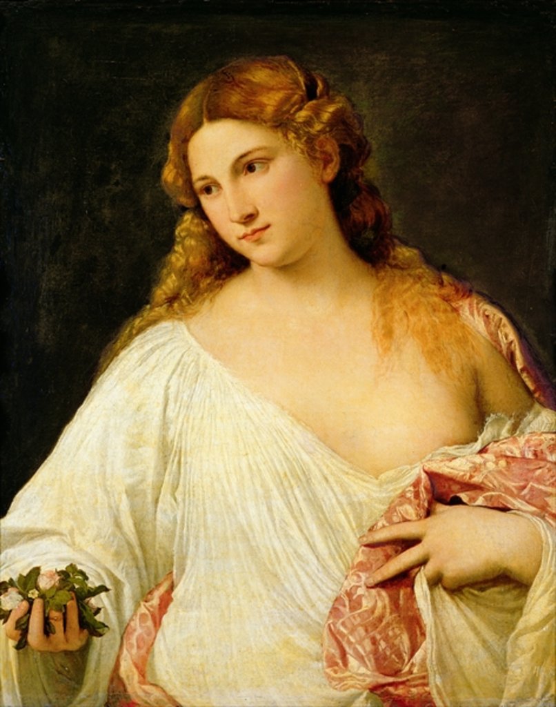 Detail of Flora by Titian