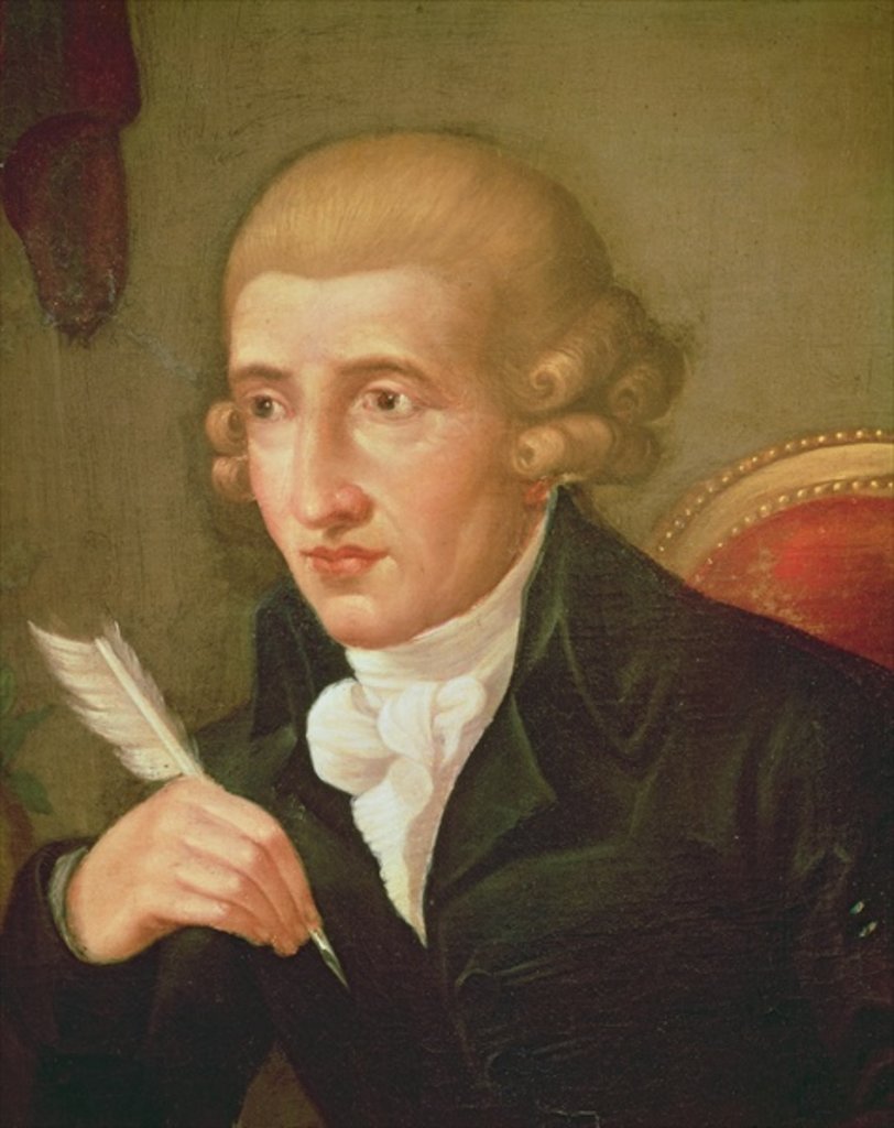 Detail of Portrait of Joseph Haydn by Italian School