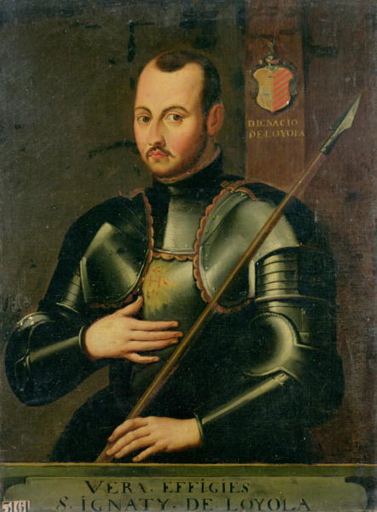 Detail of Saint Ignatius of Loyola by French School