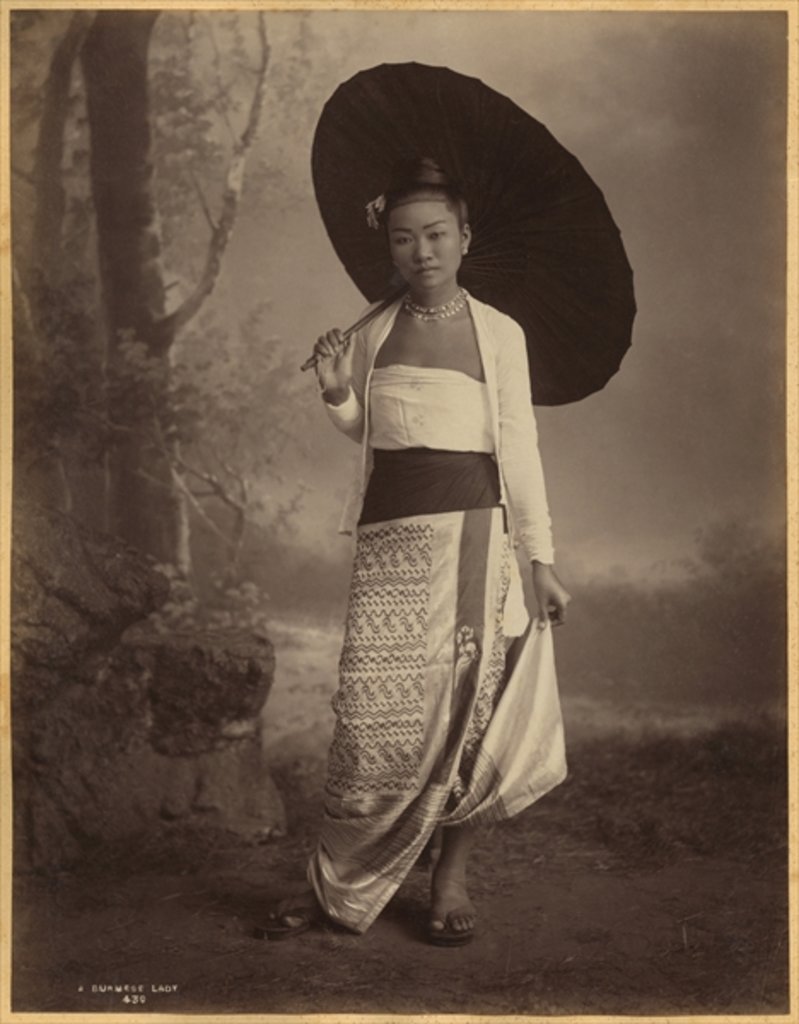 Detail of Burmese lady by English Photographer