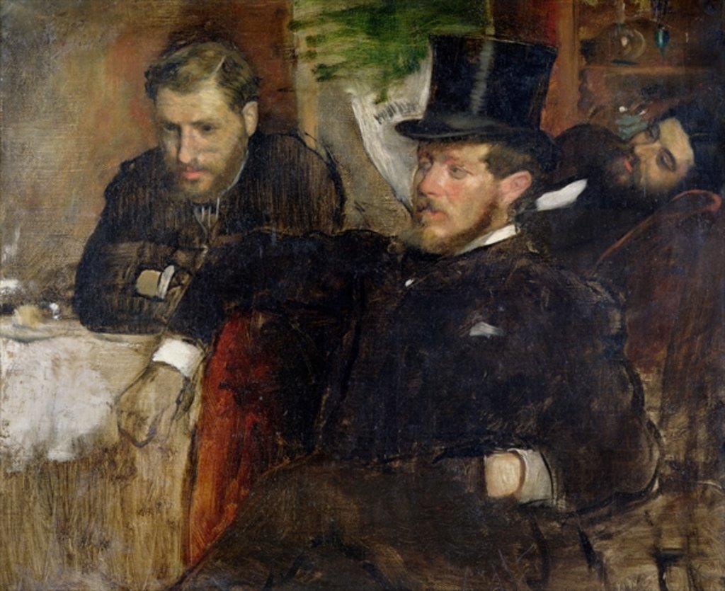 Detail of Jeantaud, Linet and Laine, 1871 by Edgar Degas