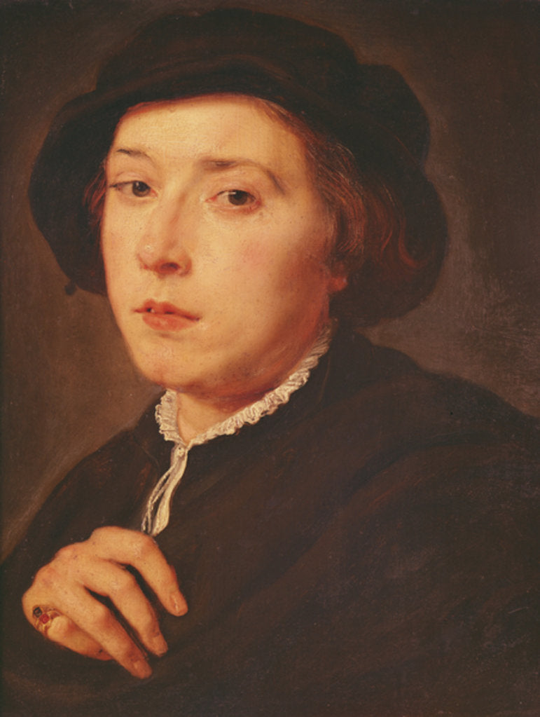 Detail of Young man with a black hat, 1615-18 by Peter Paul Rubens