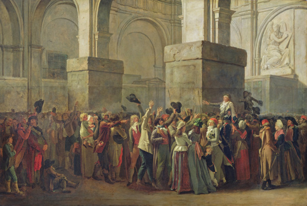 Detail of The Triumph of Marat by Louis Leopold Boilly