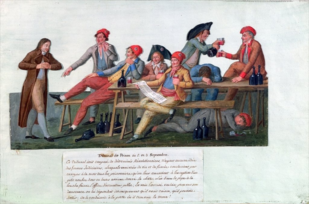 Detail of Prison Tribunal by Lesueur Brothers