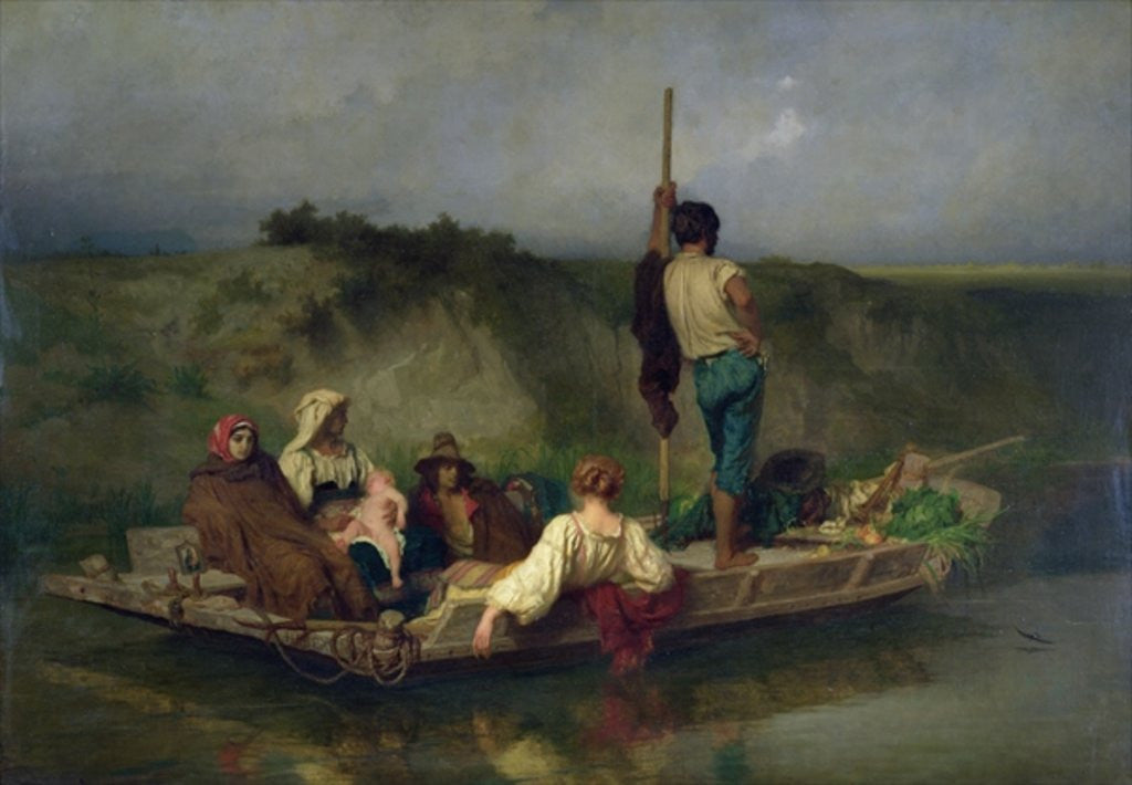 Detail of Malaria by Antoine Auguste Ernest Herbert or Hebert