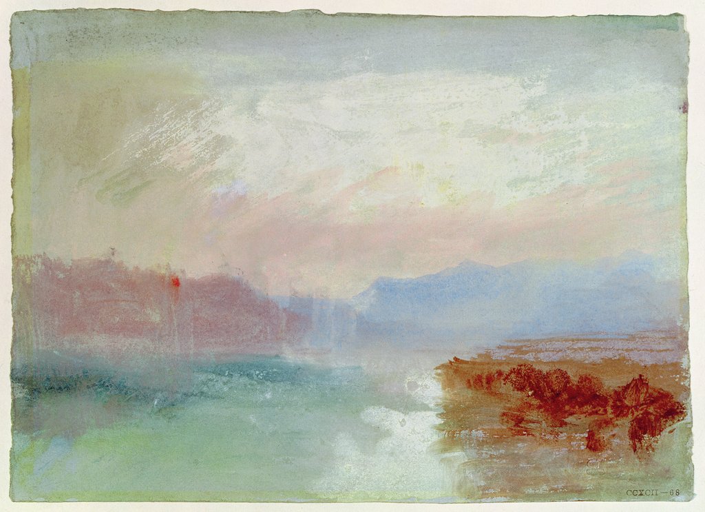 Detail of River scene, 1834 by Joseph Mallord William Turner