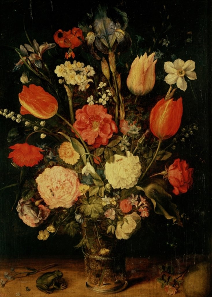 Detail of Still Life of Flowers by Jan the Elder Brueghel