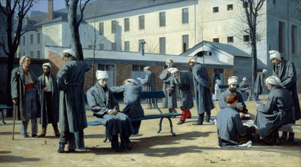 Detail of The Convalescents by Marie Francois Firmin-Girard